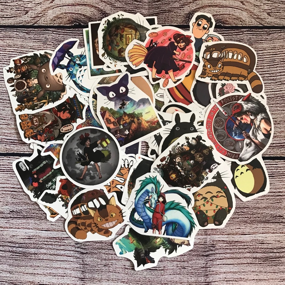 50 Studio Ghibli Stickers